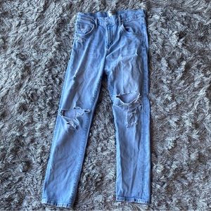 AGOLDE 90s midrise distressed jeans